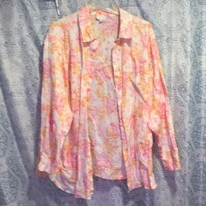 J Jill linen shirt size 2x